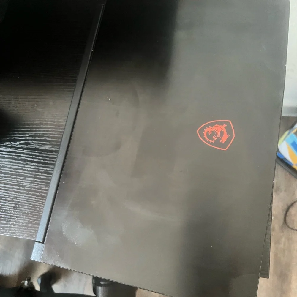 MSI Black Gaming Laptop